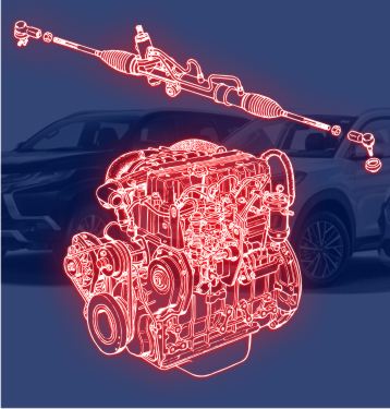 Капитальный ремонт двигателя и рулевых реек в Оками